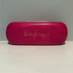 Lilly Pulitzer Pink Eyeglass Case